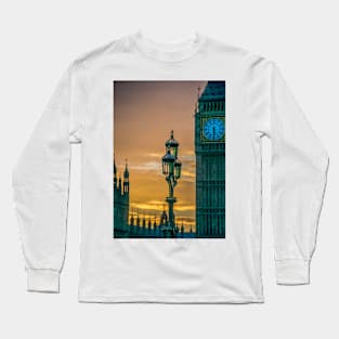 London Westminster Bridge sunset Long Sleeve T-Shirt